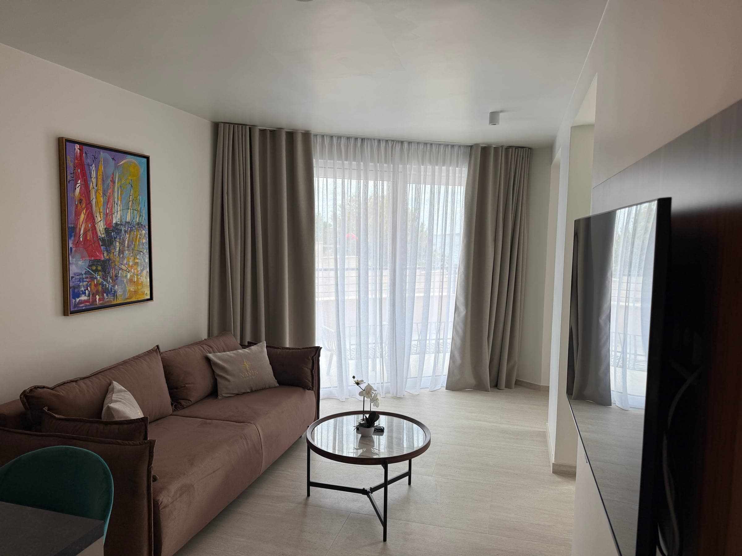 Suite N°1 con vista frontale sul mare e una camera da letto