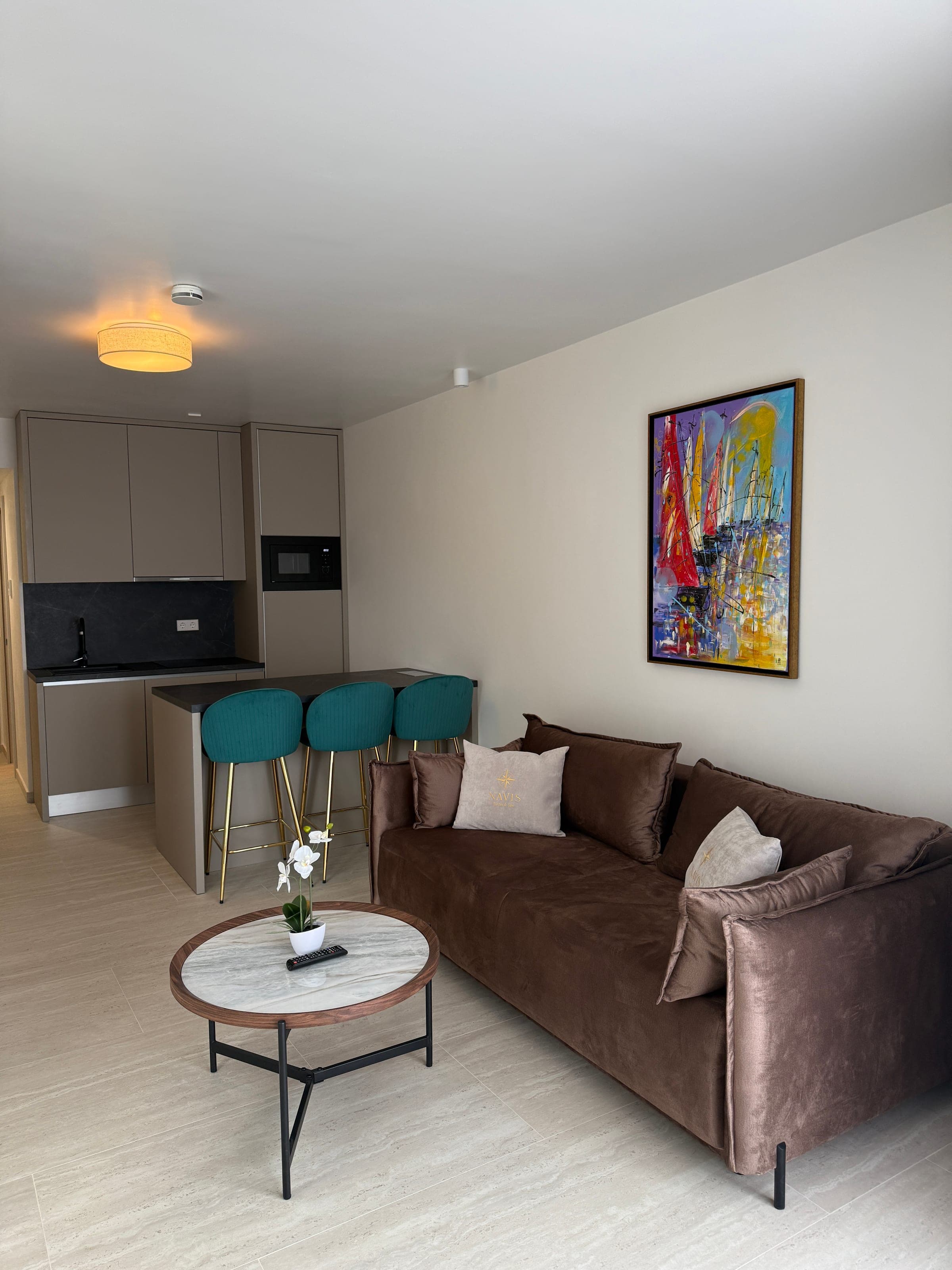 Suite N°1 con vista frontale sul mare e una camera da letto
